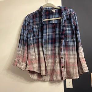 Ombré Flannel shirt
